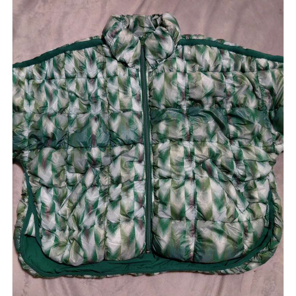 NWOT Free People Kelly Green Pippa Packable Oversized Puffer Jacket Size XS - Picture 7 of 12